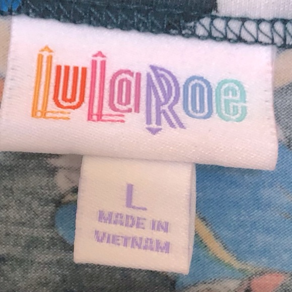 LuLaRoe Irma L Disney Donald Duck top - Picture 2 of 5